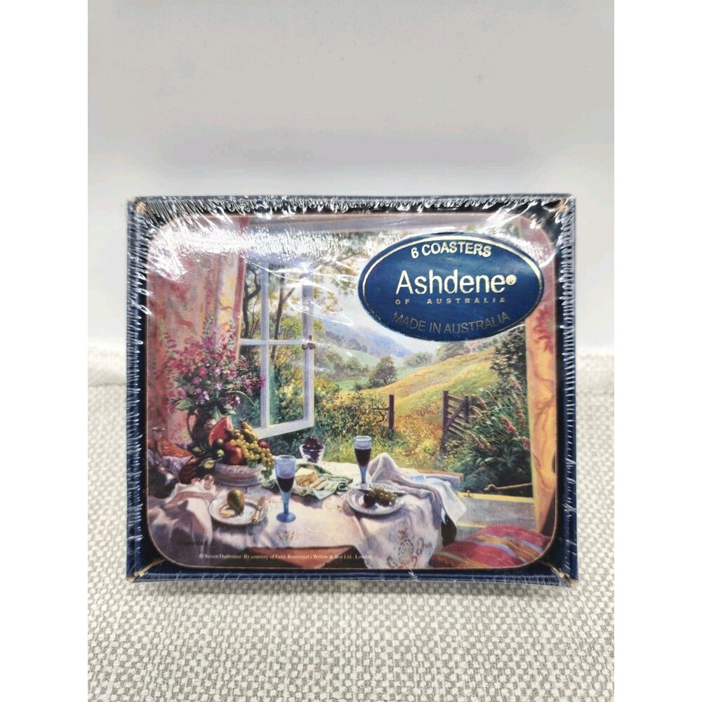 Ashdene Summer Lunch Coasters Set Of Six Made In Australia